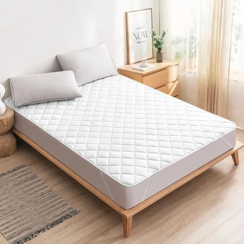 LOVORA™ Breathable Quilted Mattress Protector – Soft & Washable