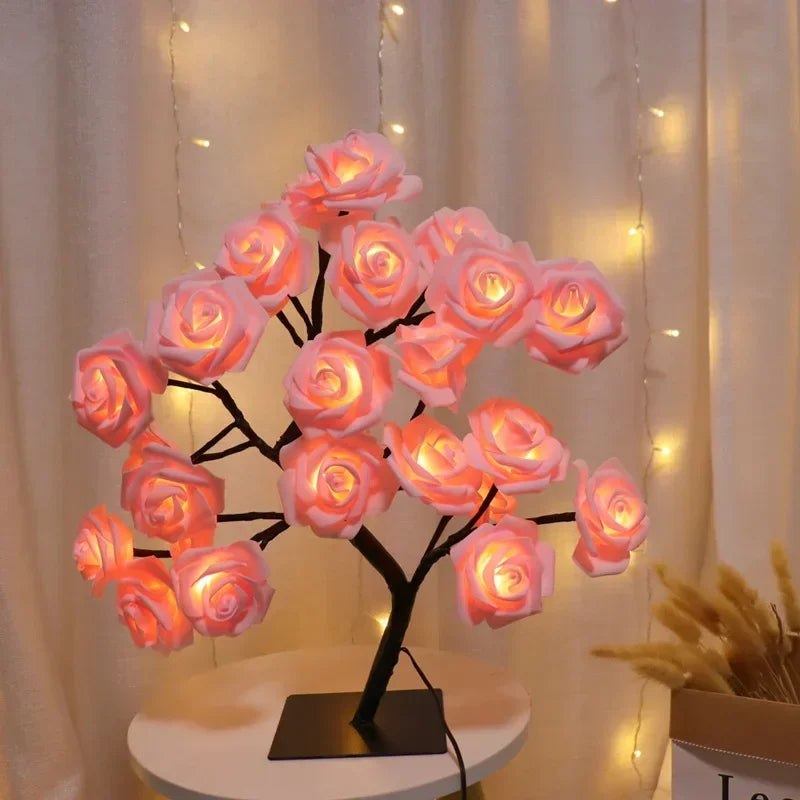 LOVORA™ Rose Glow LED Flower Tree Lamp