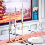 LOVORA™ Aurelia Golden Candle Holder Set – Elegant Home Decor