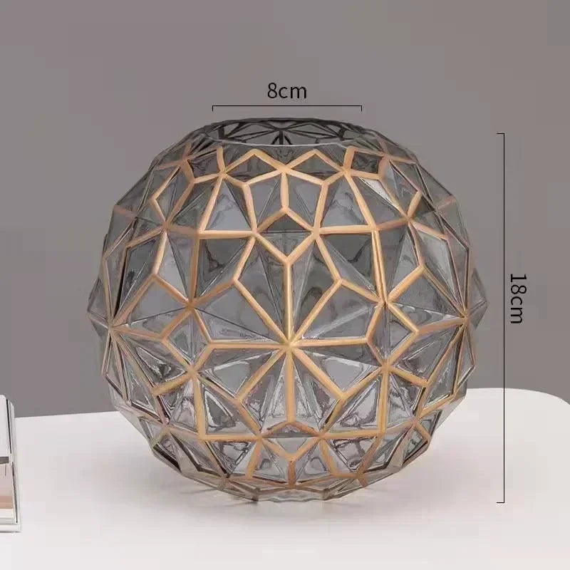 LOVORA™ Nordic Glass Vase – Luxury Home Decor