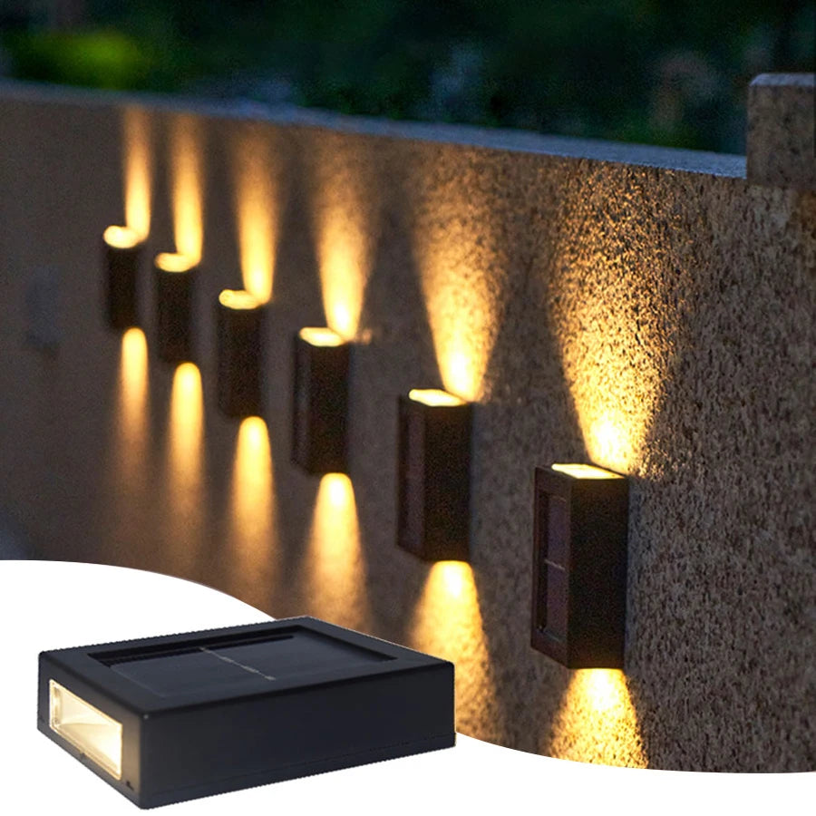 LOVORA™ Solar Up & Down Wall Light – Outdoor Waterproof Lamp